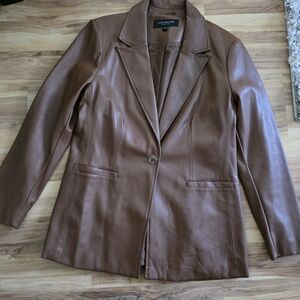 Marc New York Brown Leather Women's Jacket